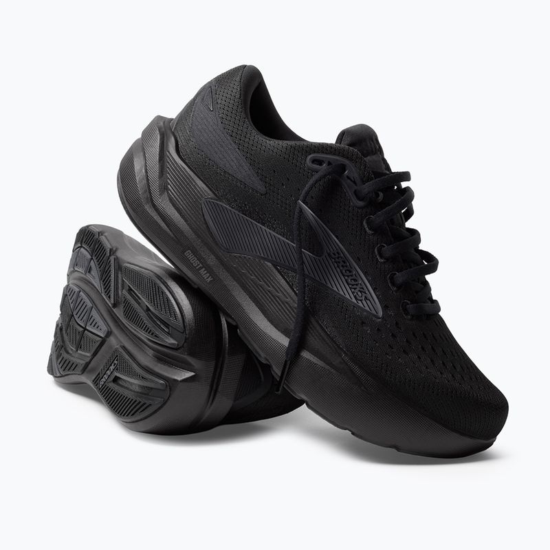 Men's running shoes Brooks Ghost Max 3 black/black/ebony 9