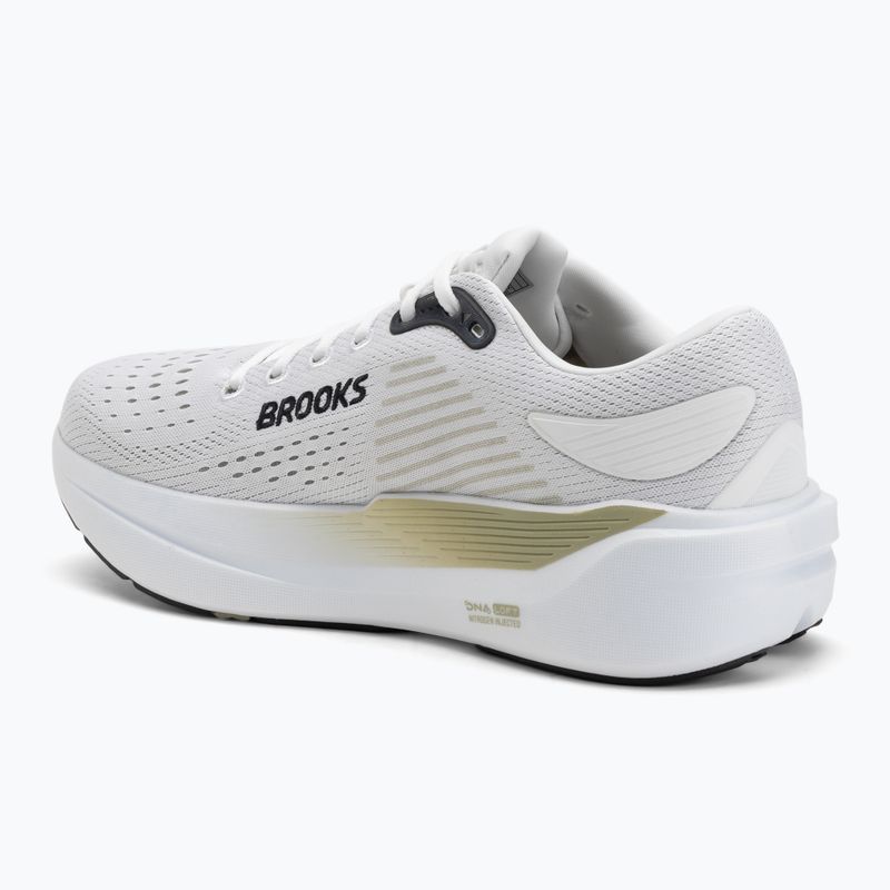 Men's running shoes Brooks Ghost Max 3 bright white/tea/black 3