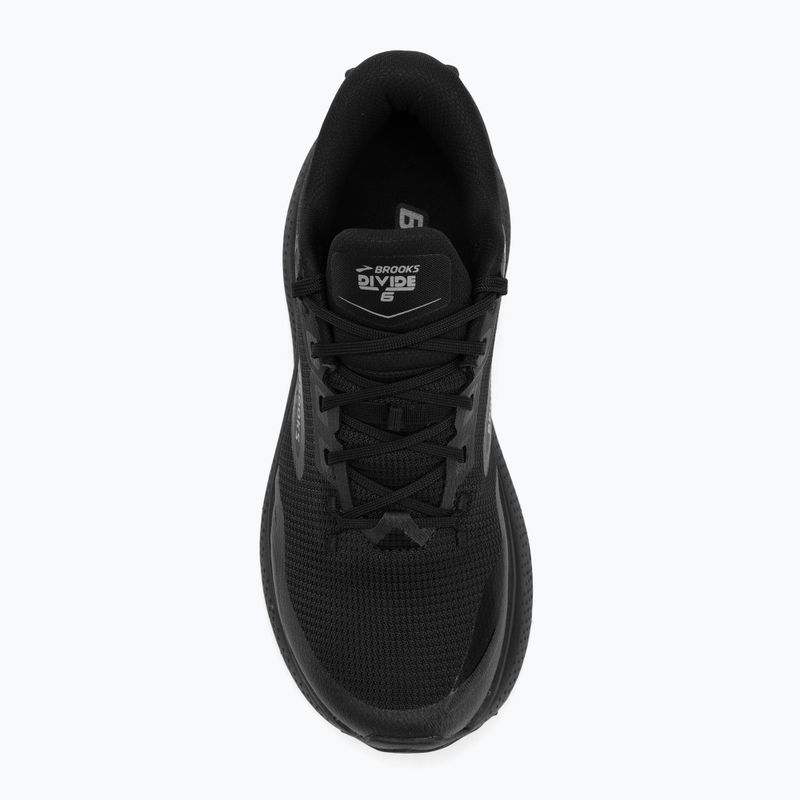 Women's running shoes Brooks Divide 6 black/black/primer gray 5