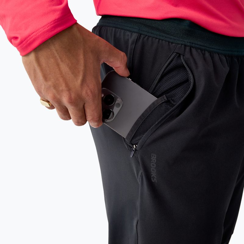 Men's running trousers Brooks Dash Pant black 4