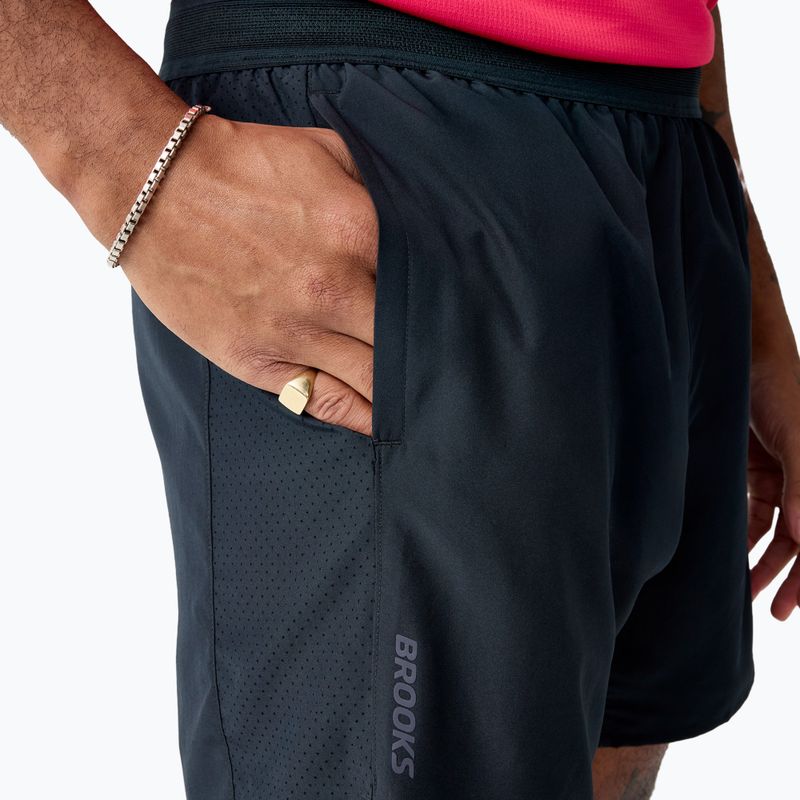 Men's running shorts Brooks Dash 2in1 black 3