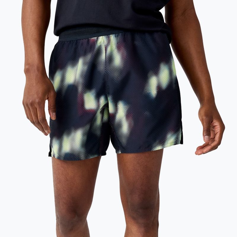 Men's running shorts Brooks Dash Printed euphoryc black
