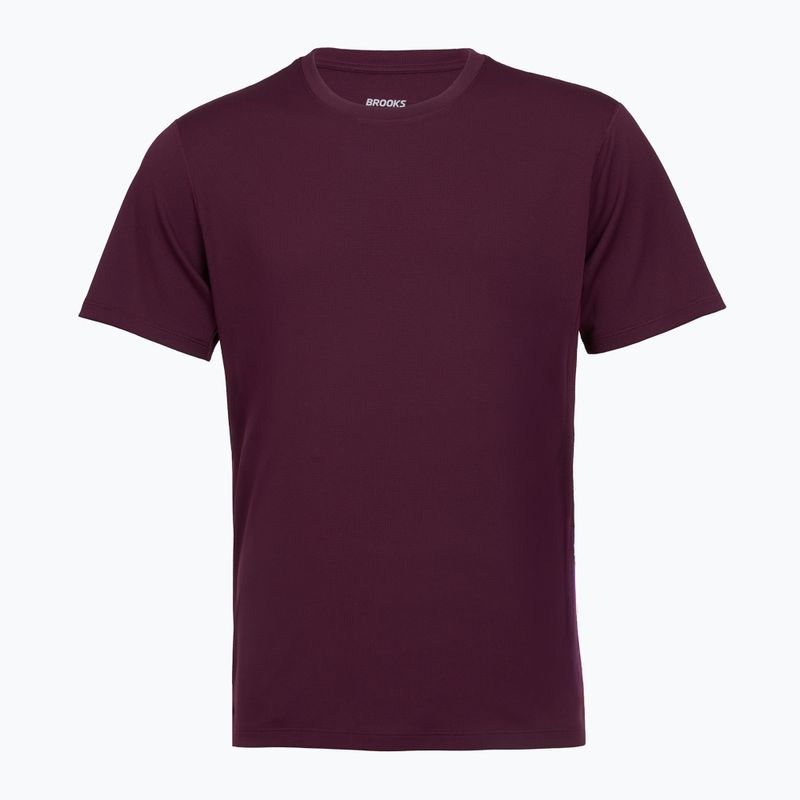 Men's running top Brooks Dash burgundy blaze