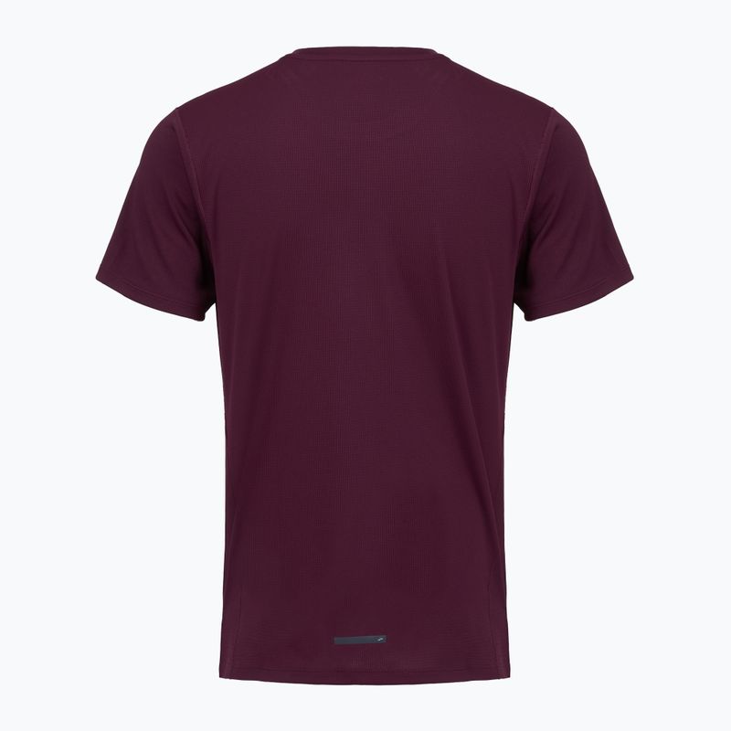 Men's running top Brooks Dash burgundy blaze 2