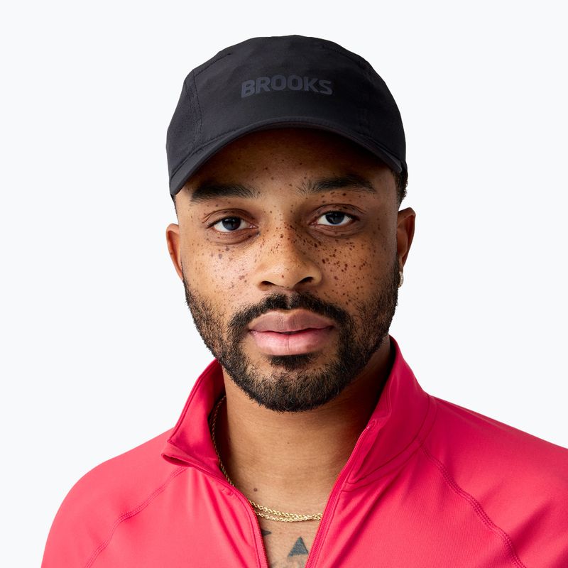 Baseball cap Brooks Journey black/black