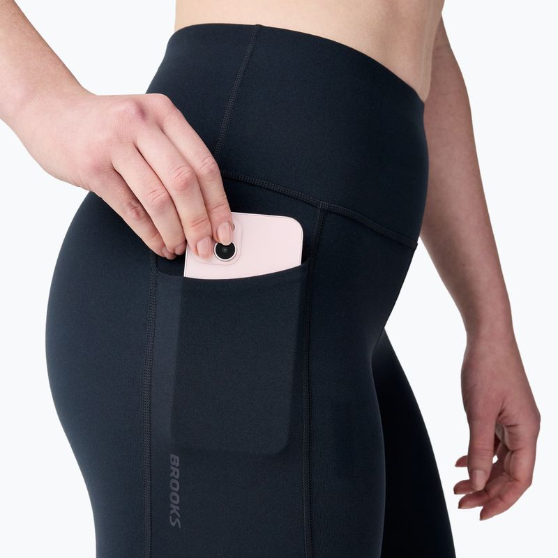 Women's running leggings Brooks Chaser 7/8 Tight black 4