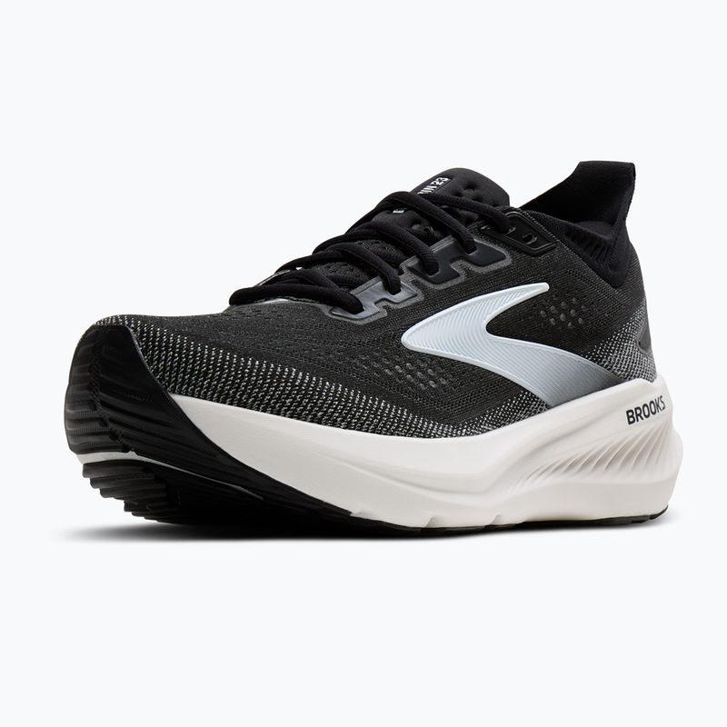 Men's running shoes Brooks Glycerin 23 black/grey/white 4