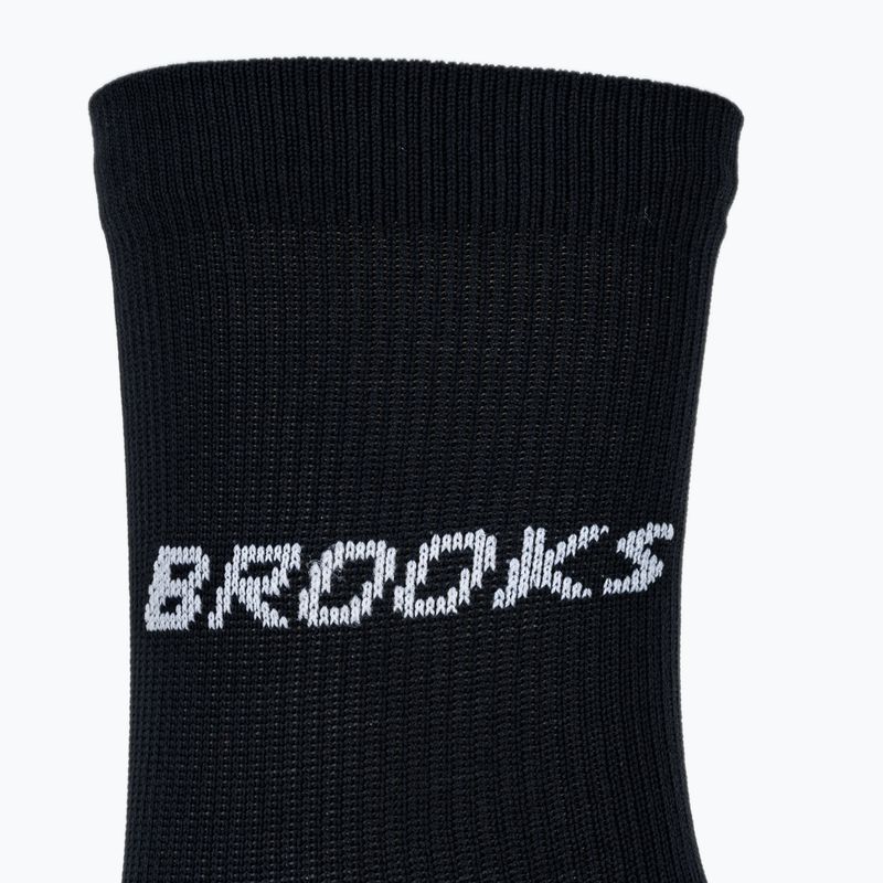 Running socks Brooks Run-In Crew 3-Pack black 3