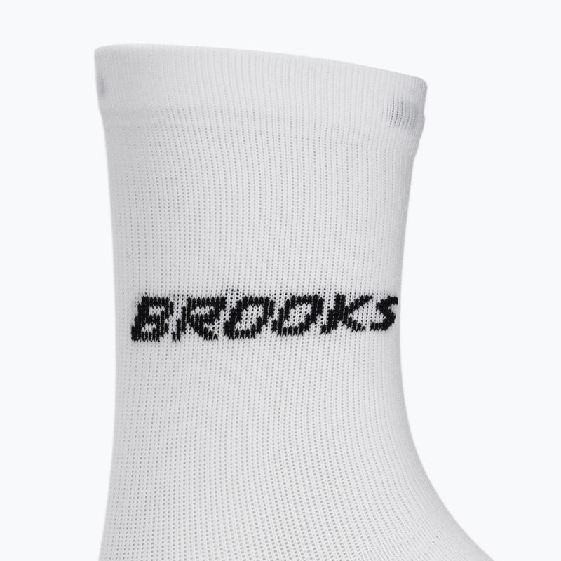 Running socks Brooks Run-In Crew 3-Pack white 3