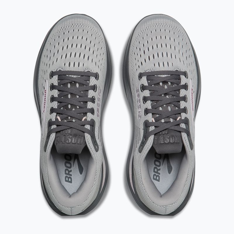 Women's running shoes Brooks Ghost Max 3 harbor mist/poppy seed/pink 7