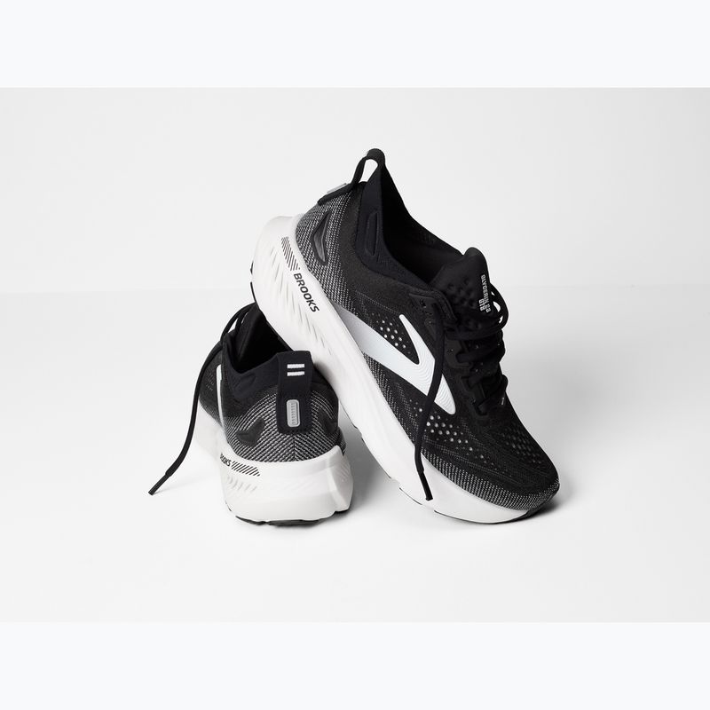 Women's running shoes Brooks Glycerin GTS 23 black/grey/white 8