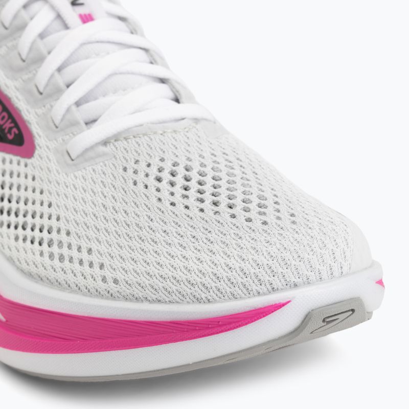 Women's running shoes Brooks Hyperion 3 white/luminary/cyber pink 7