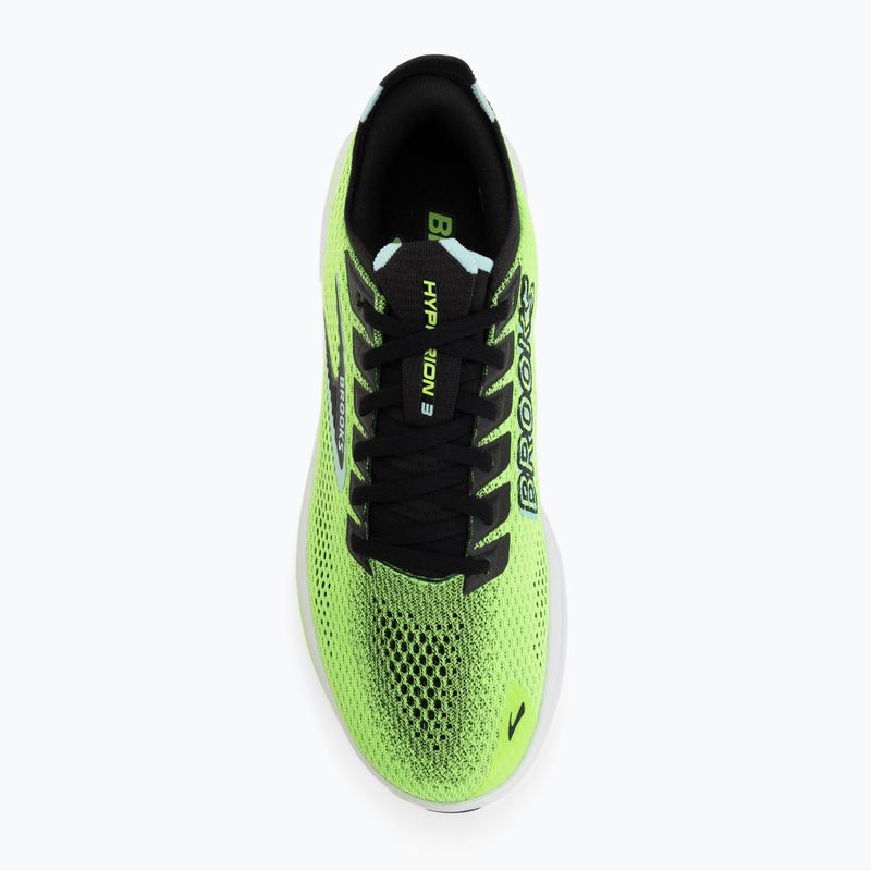 Men's running shoes Brooks Hyperion 3 green gecko/black/blue 5