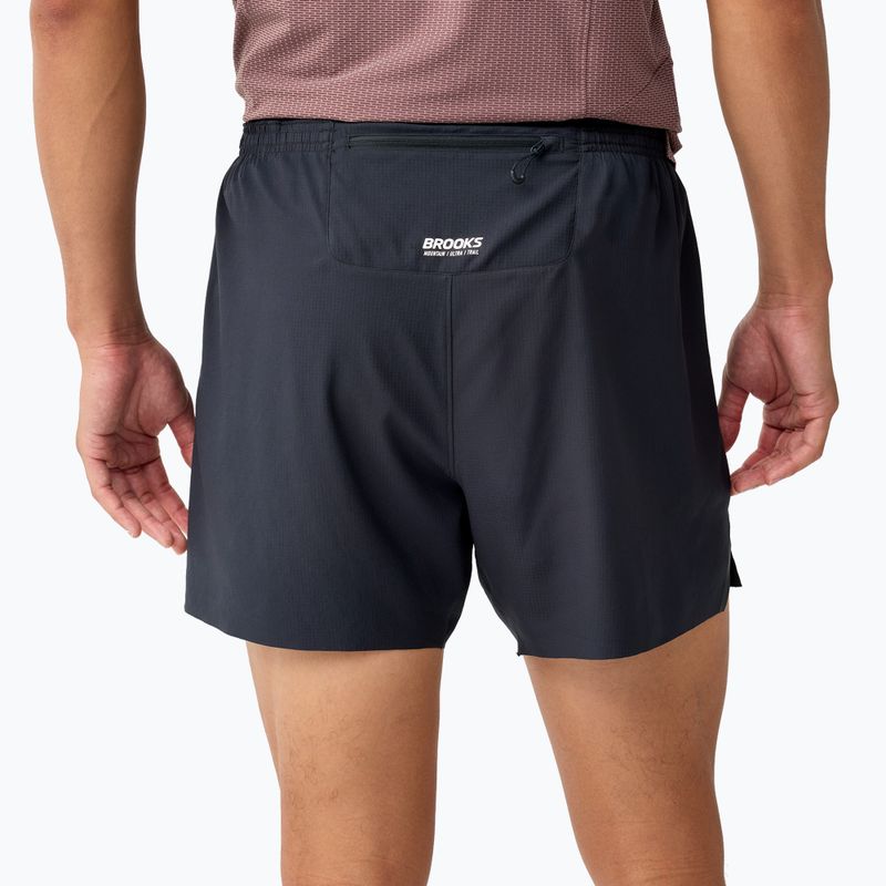 Men's running shorts Brooks Cascadia 2-in-1 Short black 2