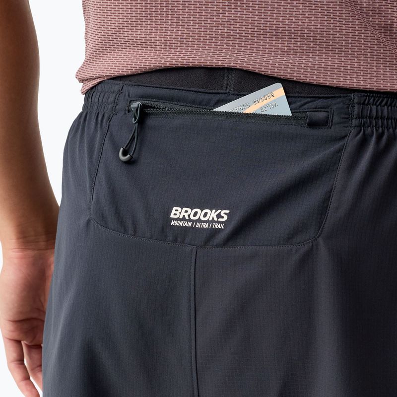 Men's running shorts Brooks Cascadia 2-in-1 Short black 4