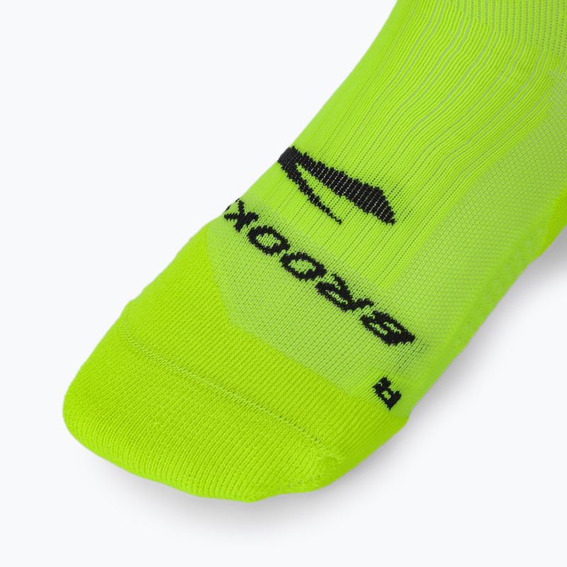 Running socks Brooks Ghost Crew yellow 4