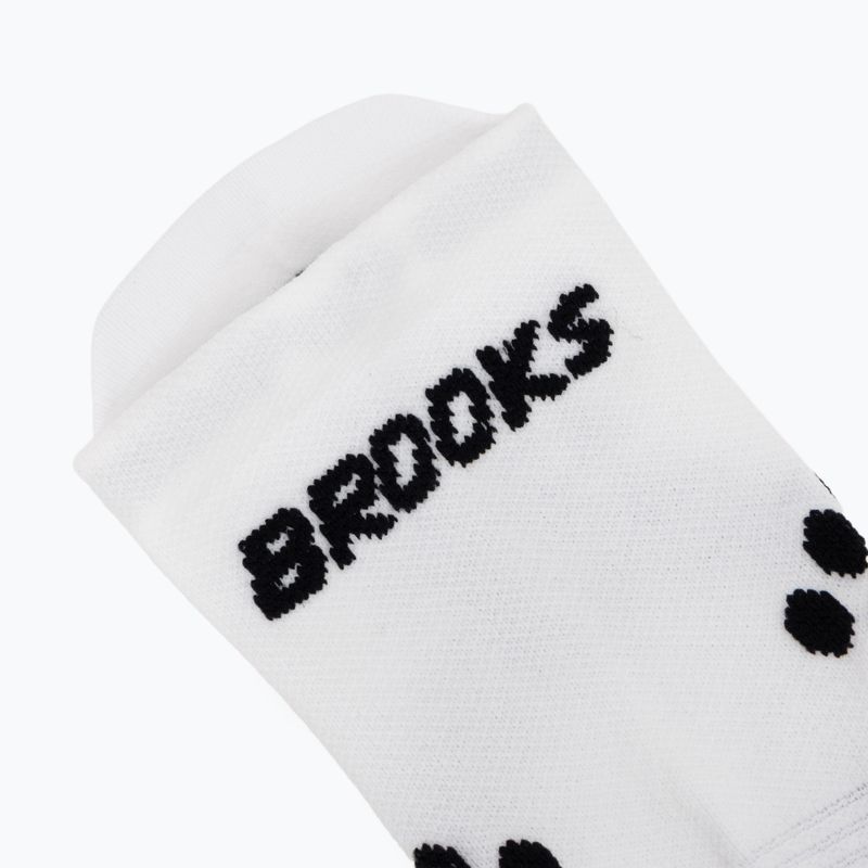 Running socks Brooks Glycerin Sensory Quarter white 3