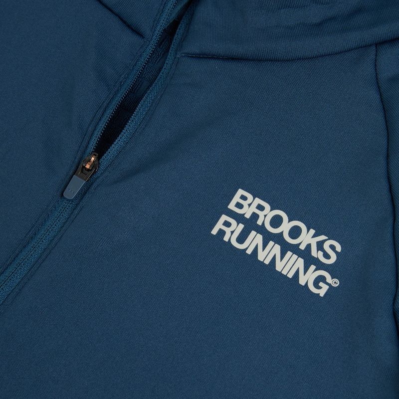 Men's running sweatshirt Brooks Thermal Reflective 1/2 Zip blue 3