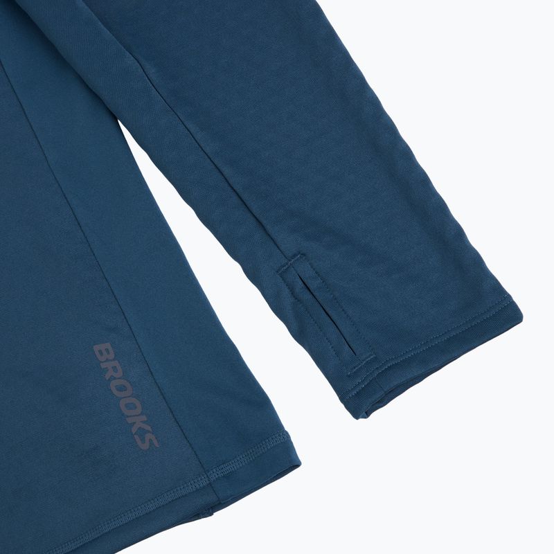 Men's running sweatshirt Brooks Thermal Reflective 1/2 Zip blue 4
