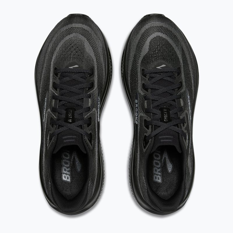 Men's running shoes Brooks Ghost 18 black/black/ebony 4