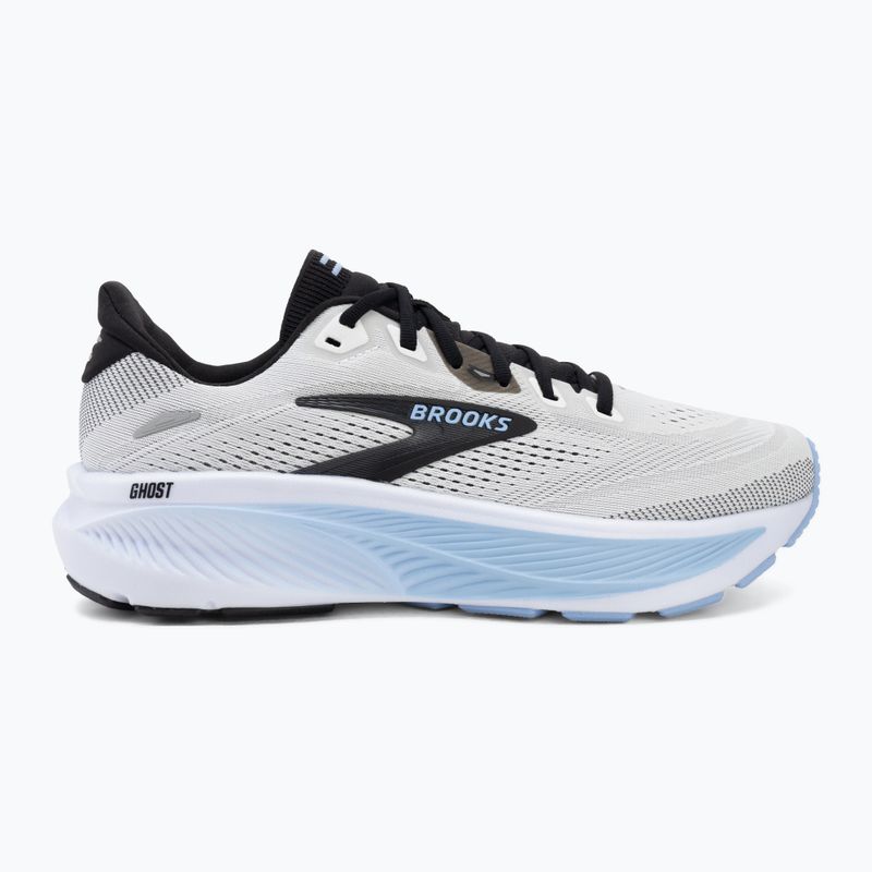 Men's running shoes Brooks Ghost 18 white/black/open air 2