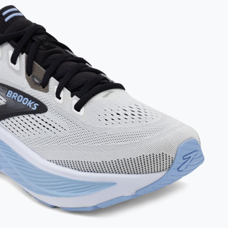 Men's running shoes Brooks Ghost 18 white/black/open air 7