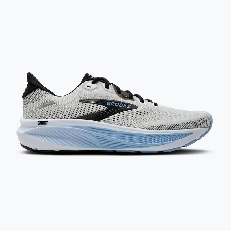 Men's running shoes Brooks Ghost 18 white/black/open air 2