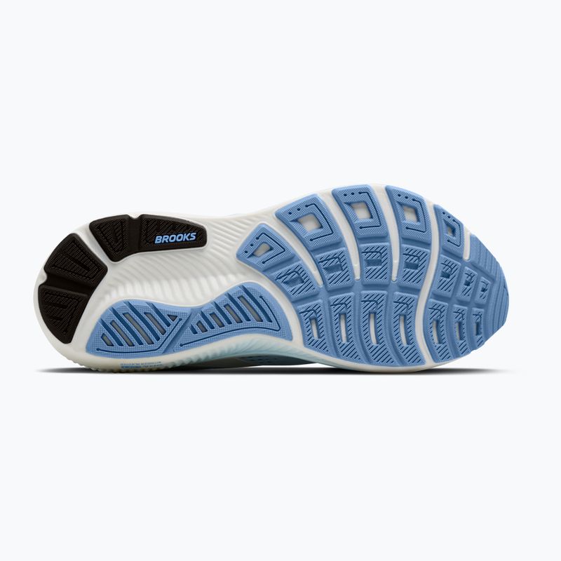 Men's running shoes Brooks Ghost 18 white/black/open air 4