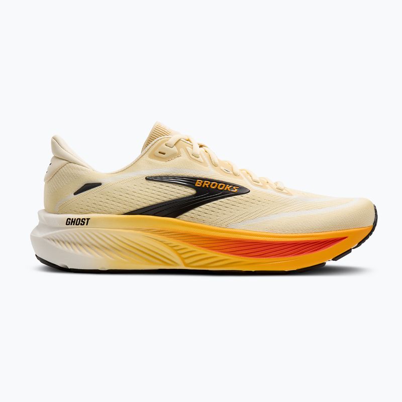 Men's running shoes Brooks Ghost 18 rutabaga/tigerlily/orange 2