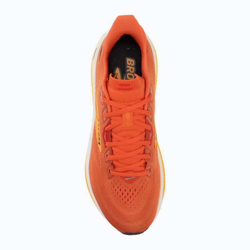 Men's running shoes Brooks Ghost 18 tigerlily/orange/pearl 5