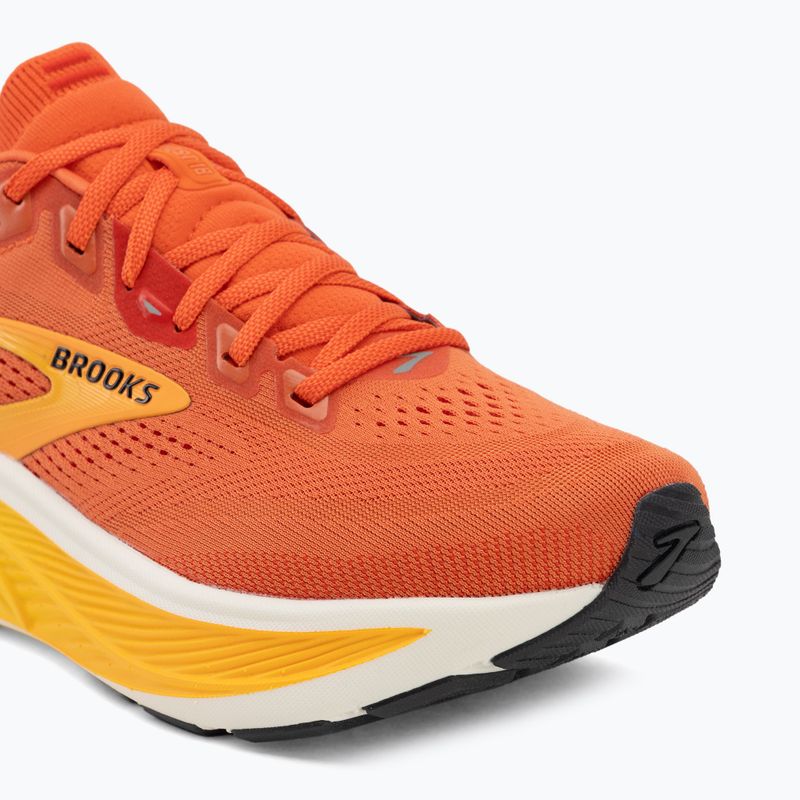Men's running shoes Brooks Ghost 18 tigerlily/orange/pearl 7
