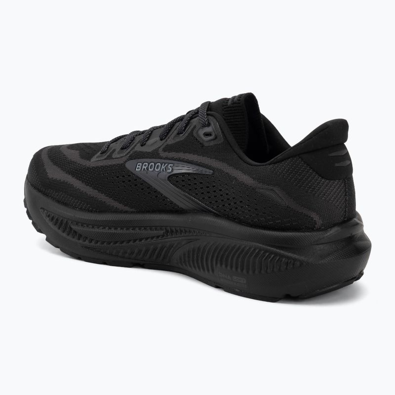 Women's running shoes Brooks Ghost 18 black/black/ebony 3
