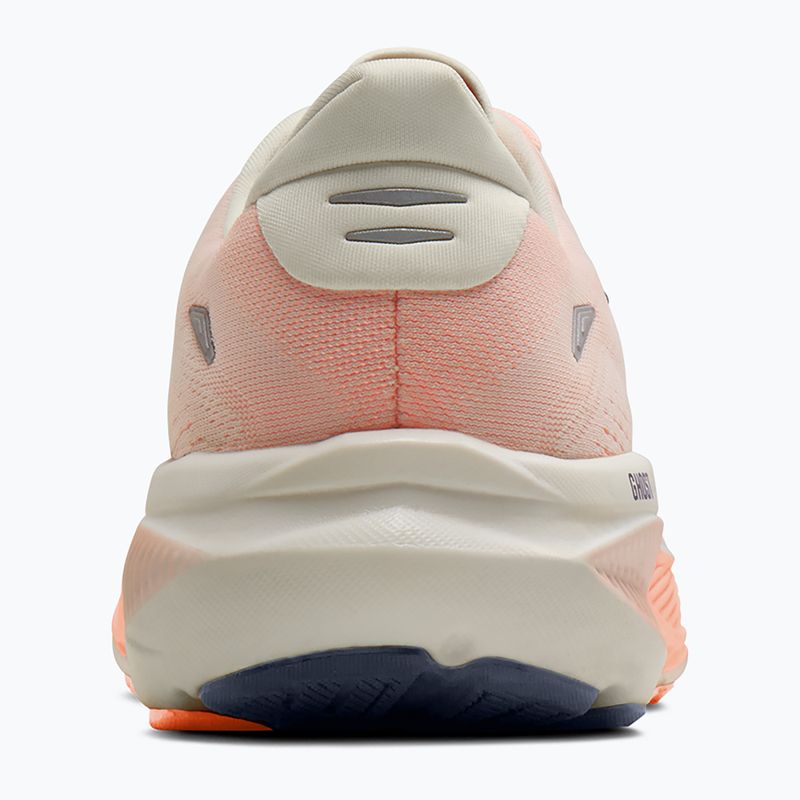 Women's running shoes Brooks Ghost 18 star white/cyber peach/grey 5
