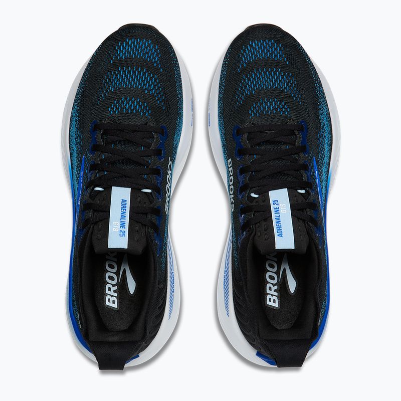 Men's running shoes Brooks Adrenaline GTS 25 black/blue/nantucket breeze 5