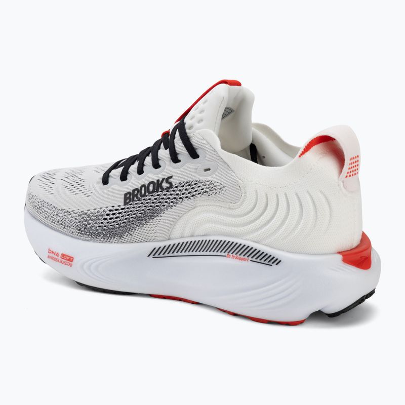Men's running shoes Brooks Adrenaline GTS 25 white/black/red 3