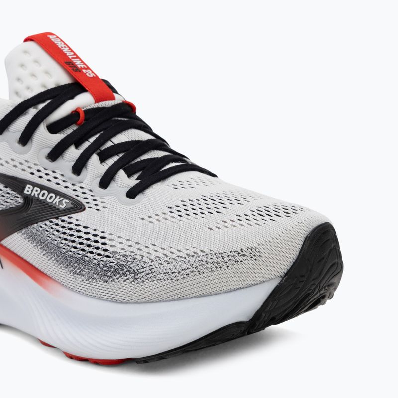 Men's running shoes Brooks Adrenaline GTS 25 white/black/red 7