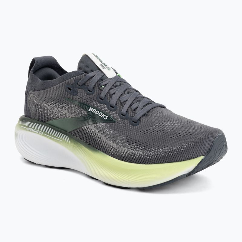 Men's running shoes Brooks Adrenaline GTS 25 grey/paradise green/spruce