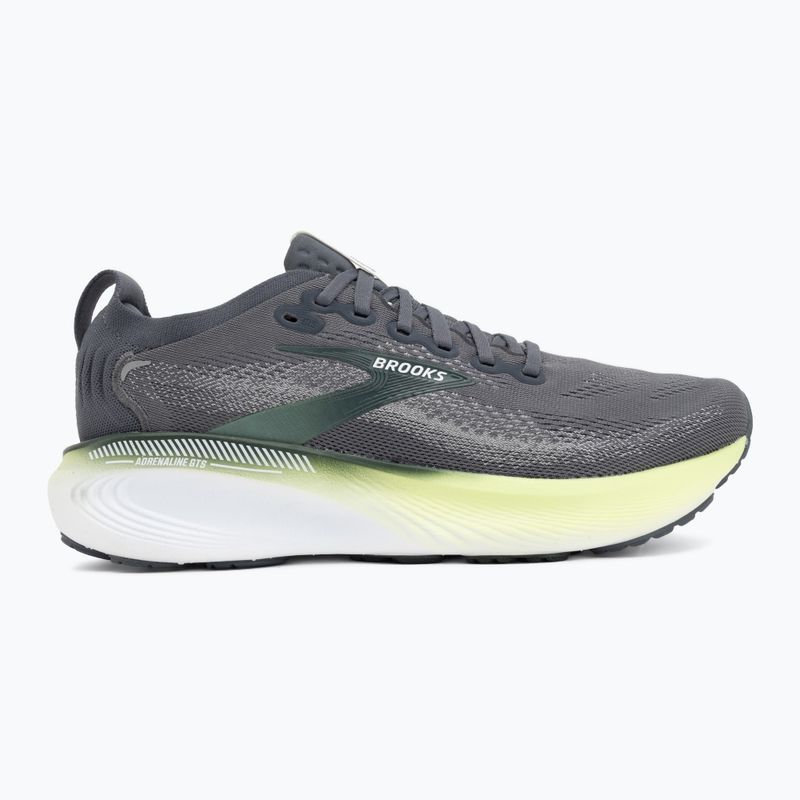 Men's running shoes Brooks Adrenaline GTS 25 grey/paradise green/spruce 2