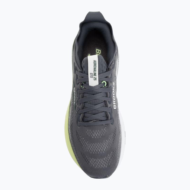 Men's running shoes Brooks Adrenaline GTS 25 grey/paradise green/spruce 5