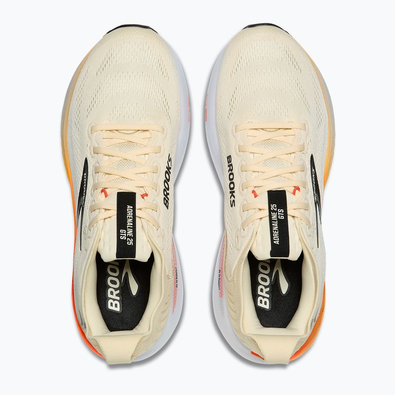 Men's running shoes Brooks Adrenaline GTS 25 rutabaga/tigerlily/orange 5
