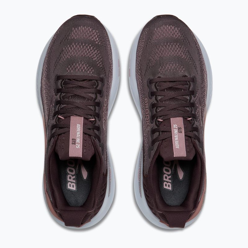 Women's running shoes Brooks Adrenaline GTS 25 raisin/woodrose/white 5