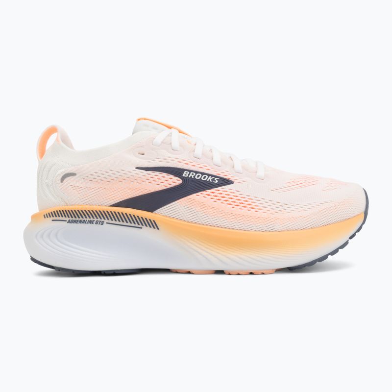 Women's running shoes Brooks Adrenaline GTS 25 oyster mushroom/peach/grape 2