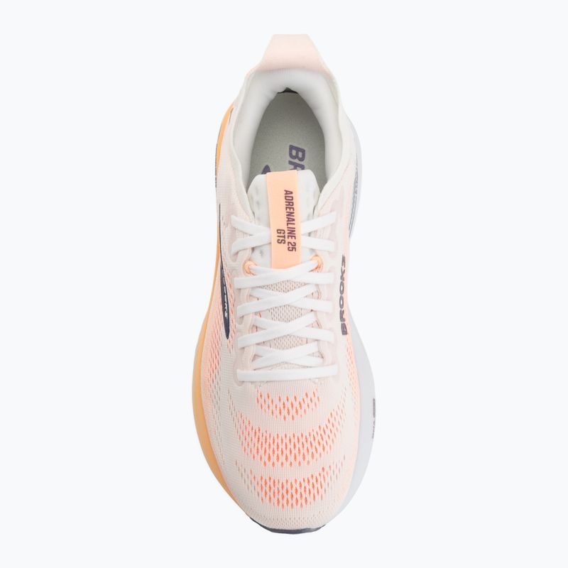 Women's running shoes Brooks Adrenaline GTS 25 oyster mushroom/peach/grape 5