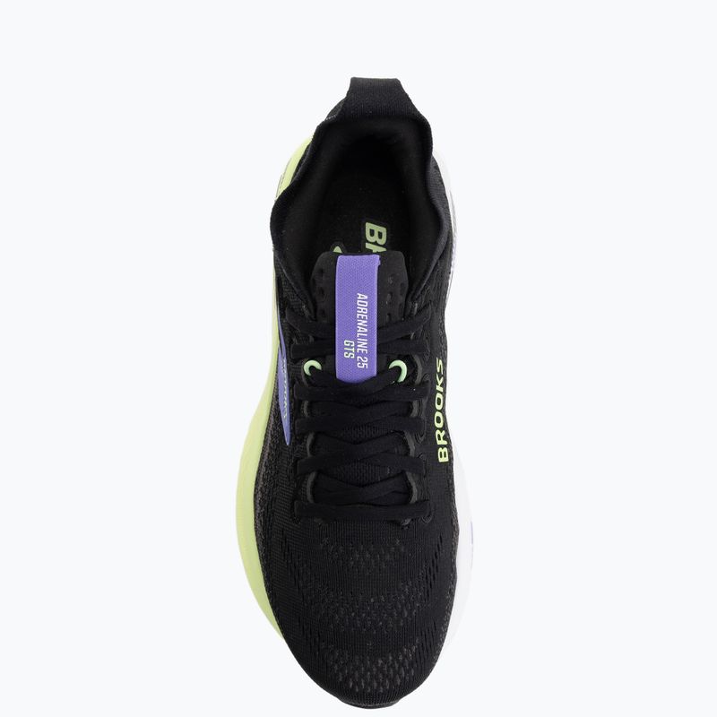 Women's running shoes Brooks Adrenaline GTS 25 black/blackened pearl/purple 5