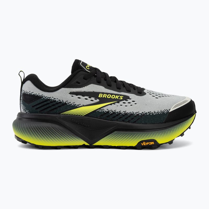 Men's running shoes Brooks Cascadia 20 grey/black/nightlife 2