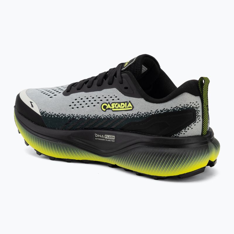 Men's running shoes Brooks Cascadia 20 grey/black/nightlife 3