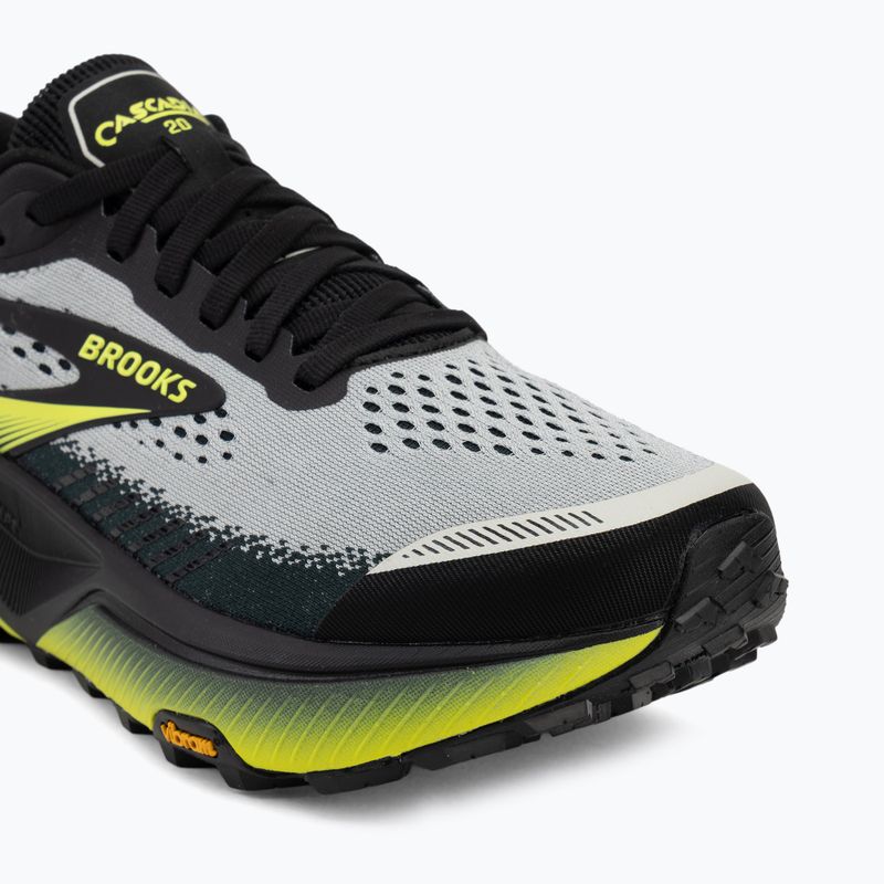 Men's running shoes Brooks Cascadia 20 grey/black/nightlife 7