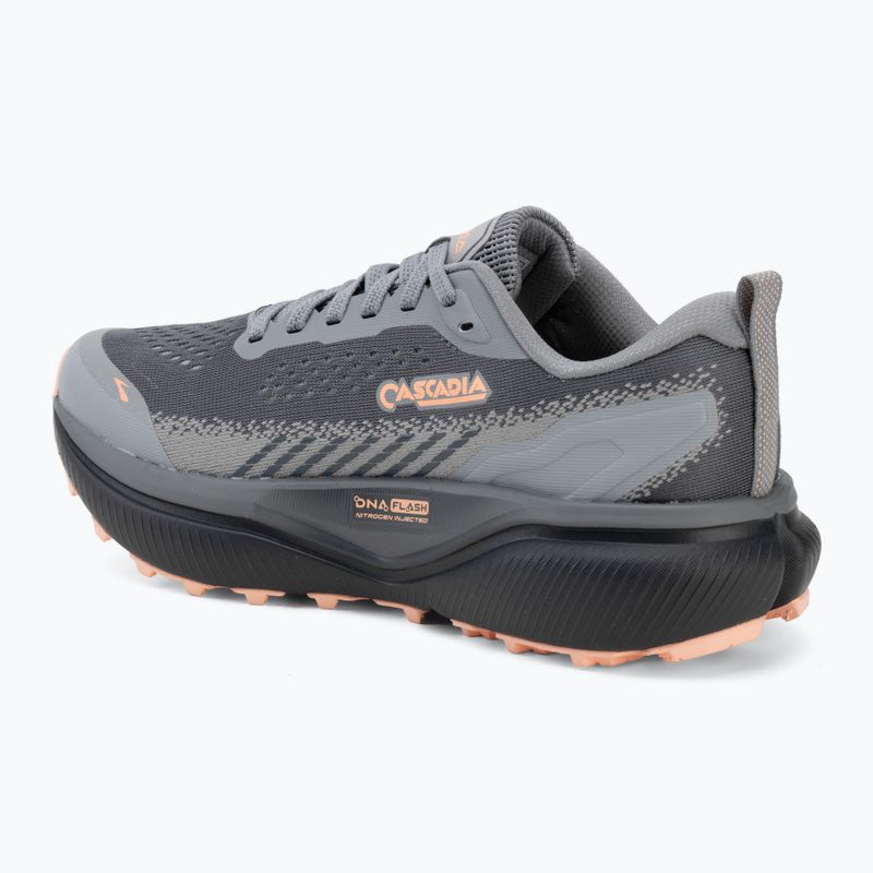 Women's running shoes Brooks Cascadia 20 grey/grey/peach 3