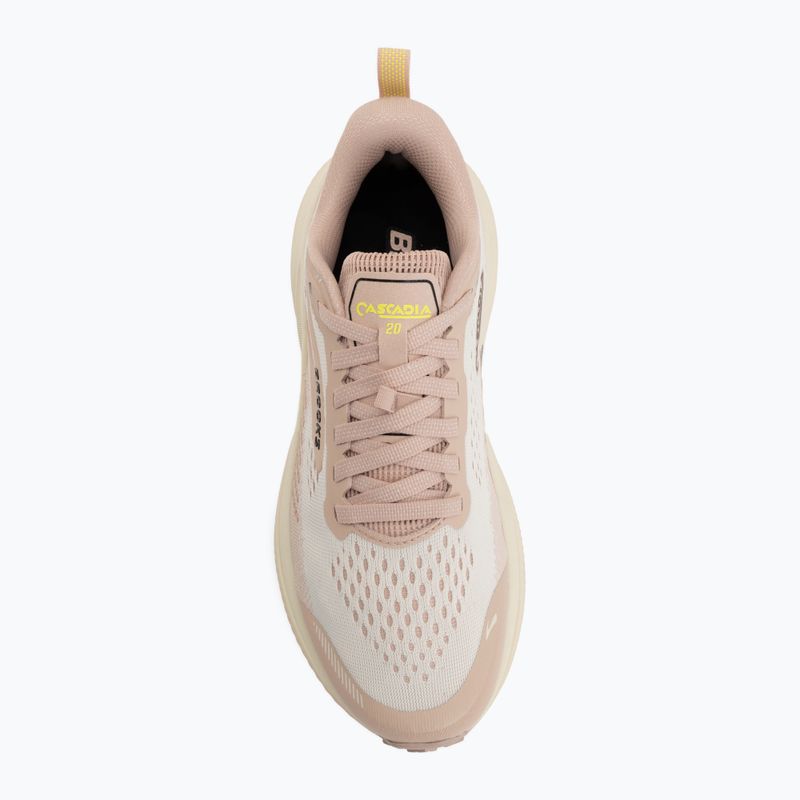 Women's running shoes Brooks Cascadia 20 arctic wolf/rose/nightlife 5