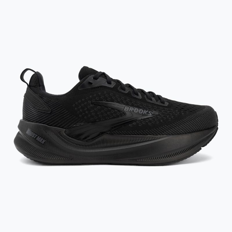 Men's running shoes Brooks Ghost Max 4 black/black/ebony 2